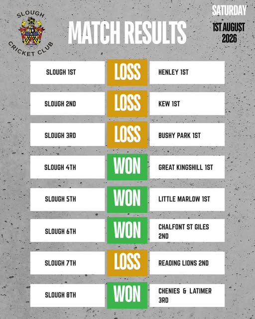 Slough Cricket Club Instagram post 3