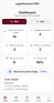 Legal Practice CRM — mobile dashboard