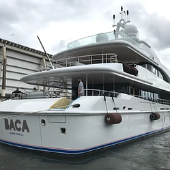 M/Y Baca — Full Exterior Refit in Fort Lauderdale, FL by Teak Techs — photo 1