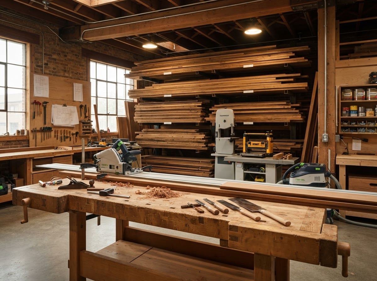 Teak Techs marine carpentry workshop in Fort Lauderdale