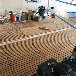 M/Y Baca — Full Exterior Refit in Fort Lauderdale, FL by Teak Techs — photo 9