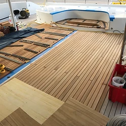 M/Y Baca — Full Exterior Refit in Fort Lauderdale, FL by Teak Techs — photo 7