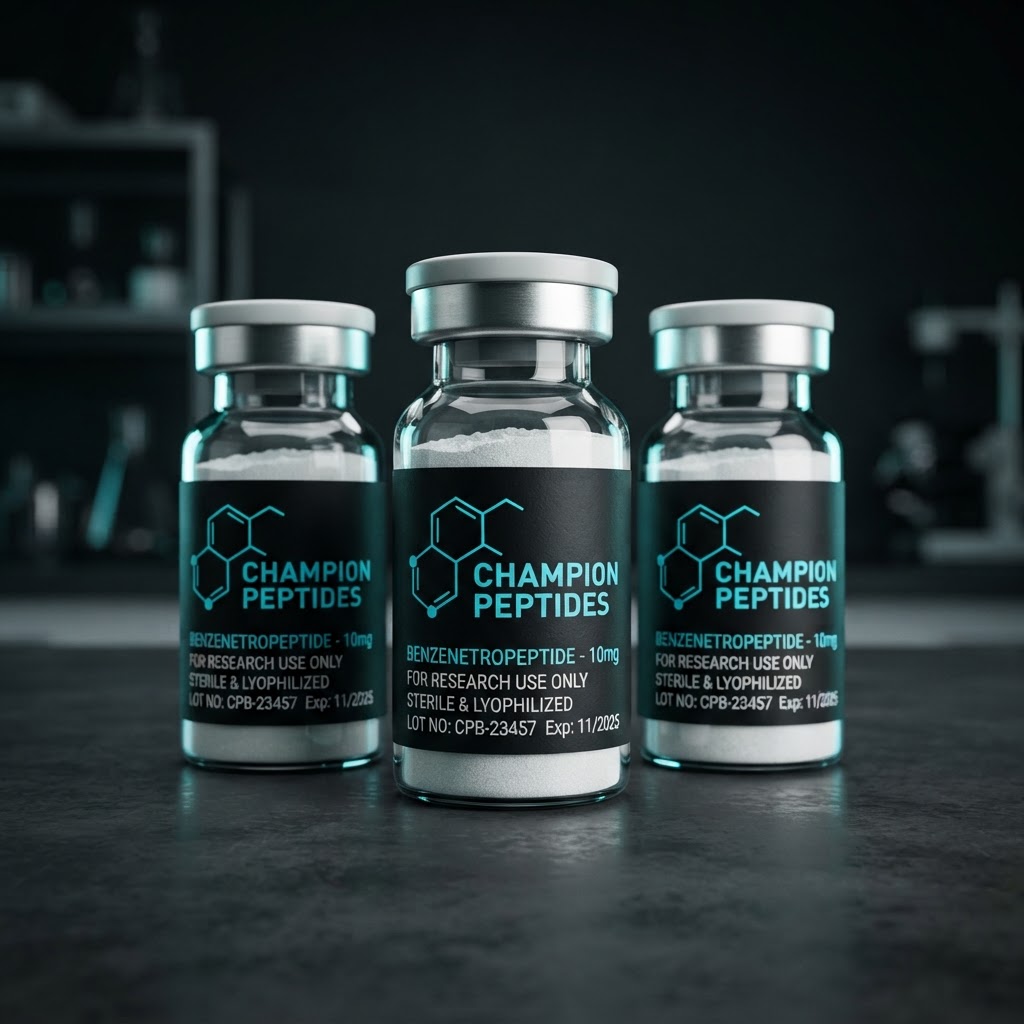 Champion Peptides vials