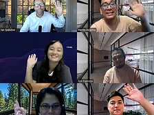 Deskaven team all-hands meeting