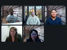 Deskaven team on a video call