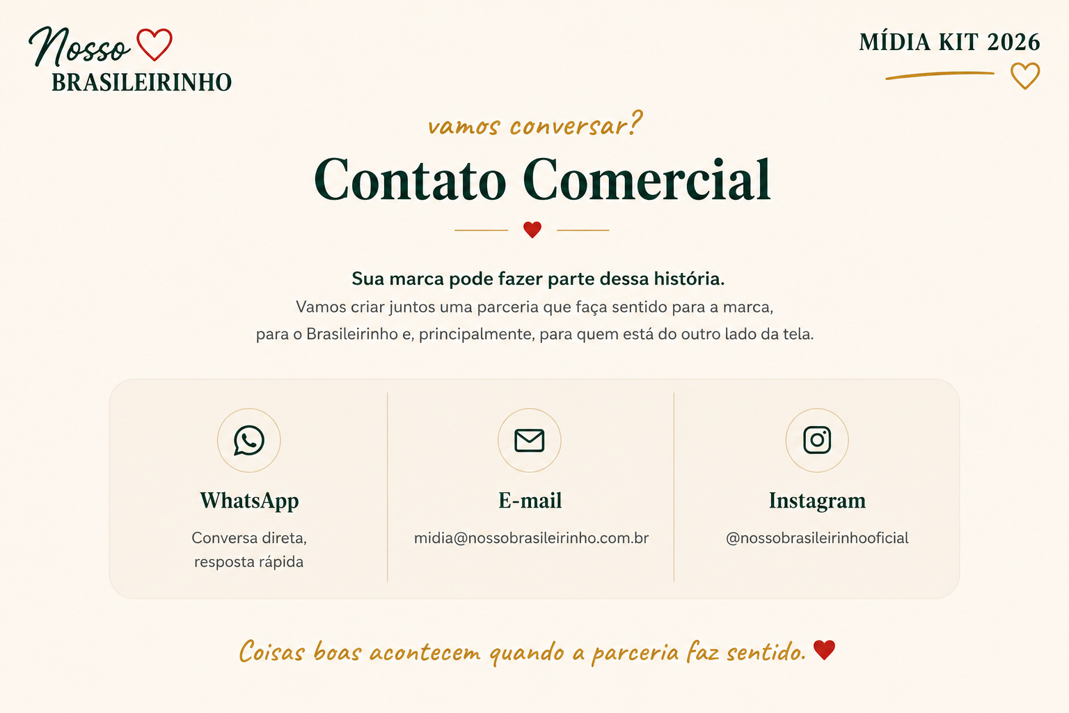 Nosso Brasileirinho — Contato Comercial