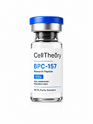 BPC-157 10mg lyophilized research vial — research peptide for tissue research, HPLC-verified and supplied by CellTheory