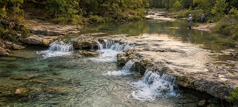 Blue River Public Fishing and Hunting Area in Tishomingo, Oklahoma