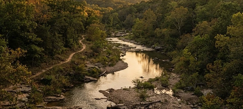 McGee Creek Natural Scenic Recreation Area in Atoka, Oklahoma