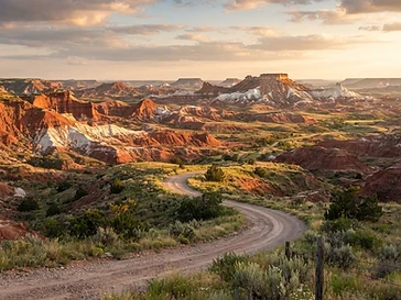 Cimarron Gypsum Hills Scenic Area in Freedom, Oklahoma