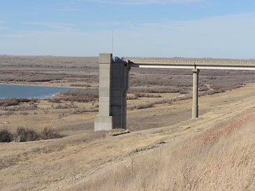 Optima Lake Ghost Reservoir in Hardesty, Oklahoma
