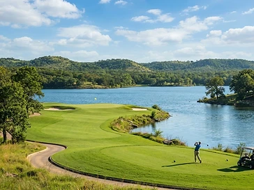 Fort Cobb State Park — lakefront golf course meeting sparkling lake