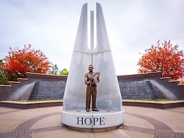 view at John Hope Franklin Reconciliation Park