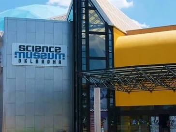 Science Museum Oklahoma — modern museum building with dome and outdoor science exhibits