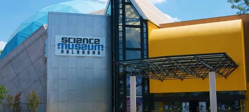 Science Museum Oklahoma — modern museum building with dome and outdoor science exhibits