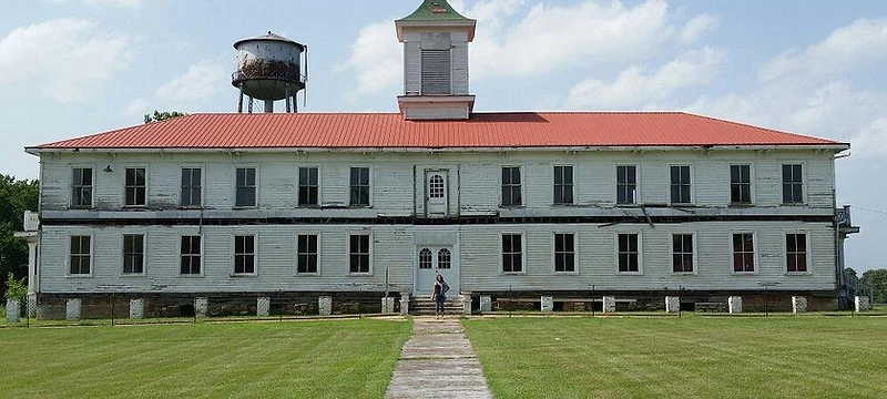 Wheelock Academy Historic Site in Millerton, Oklahoma