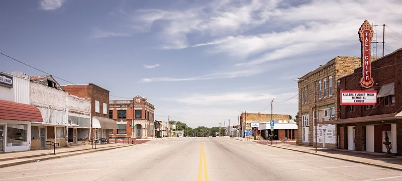 Fairfax Historic District in Fairfax, Oklahoma