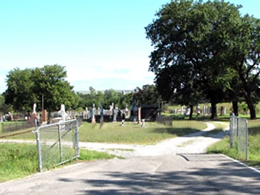 historic site at Grayhorse Indian Village Cemetery