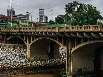 Historic 11th Street Arkansas River Bridge in Tulsa, Oklahoma