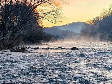 Mountain Fork River Rapids in Broken Bow, Oklahoma