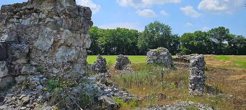 Fort Towson Historic Site — ruins of 1824 frontier Army post with stone foundations