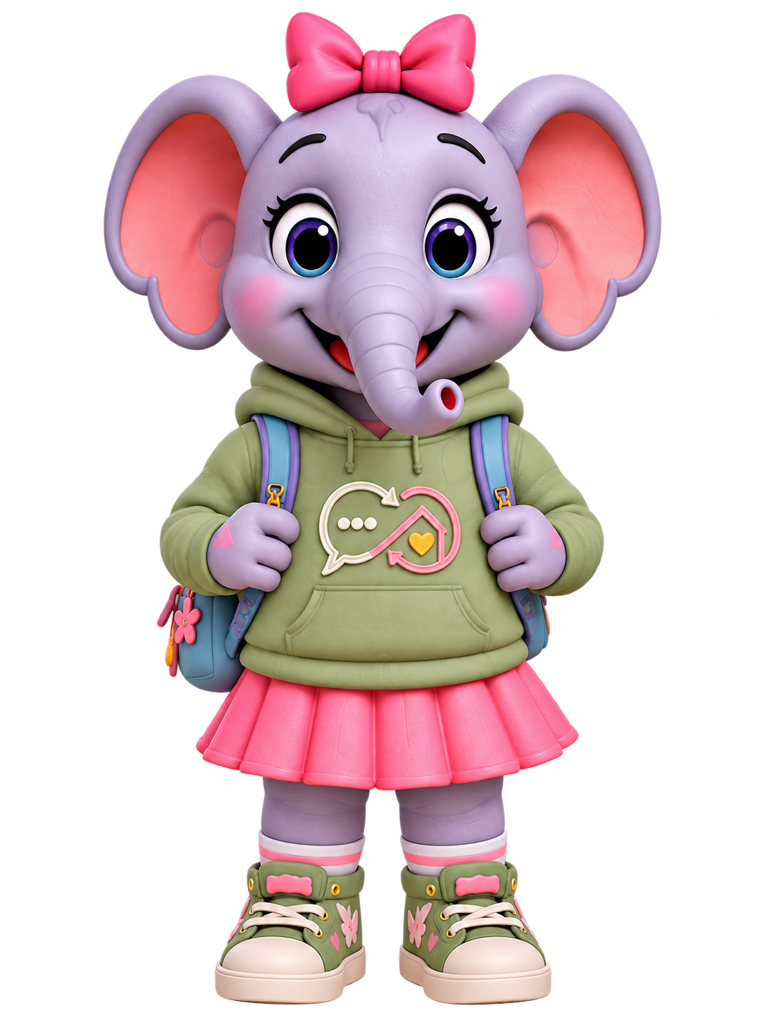 Ellie the elephant from the Carryover Crew
