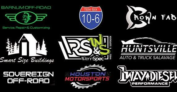 General Sam's Offroad Park sponsors