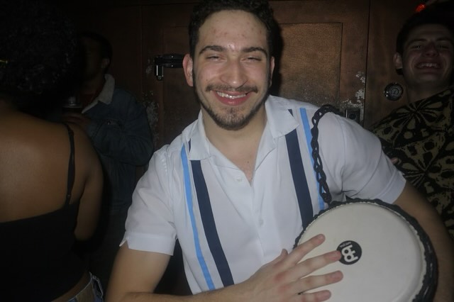 Celebrating with Drums