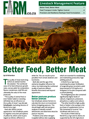 Livestock Management Feature - July 2026 feature cover