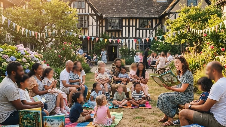 Royal Storytelling Celebration Brings Literacy and Laughter to Liverpool’s Historic Speke Hall