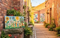 Coventry woman who got so fed up of dumped rubbish she turned it into art