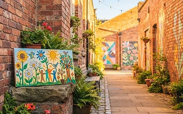 Coventry woman who got so fed up of dumped rubbish she turned it into art