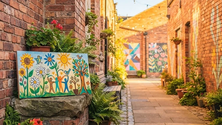 Coventry woman who got so fed up of dumped rubbish she turned it into art