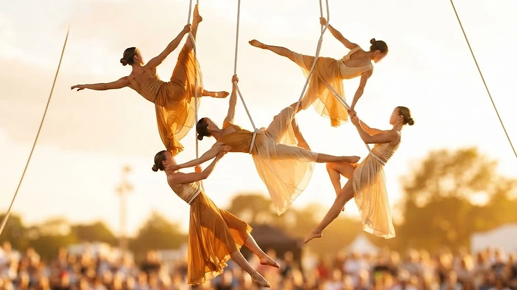 Australian Circus Troupe Captivates Edinburgh with Soulful Display of Trust and Aerial Artistry