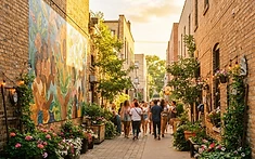 ARTISTIC PROTEST CLEARS COVENTRY ALLEYWAY