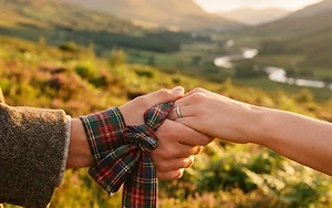 Why a Scottish wedding tradition seen in Outlander is back in fashion with brides and grooms
