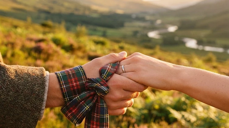 Why a Scottish wedding tradition seen in Outlander is back in fashion with brides and grooms