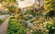Greener front gardens could help combat air pollution and summer heat