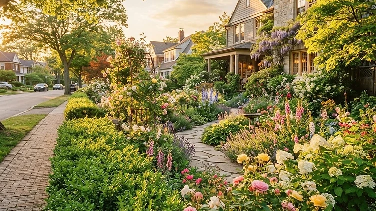 Greener front gardens could help combat air pollution and summer heat
