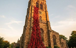 15,000 handmade poppies transform Widnes church ahead of Remembrance Sunday
