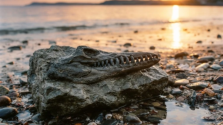 Welsh Shoreline Yields Rare Jurassic Sea Dragon in Hunter's Tale of Recovery