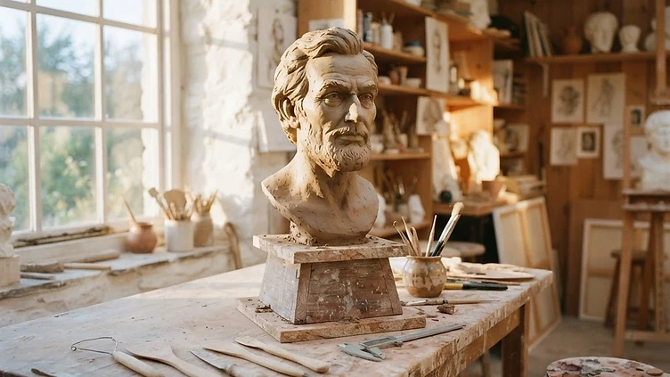 Bronze Legacy: East London Artist Captures British Icons in Clay