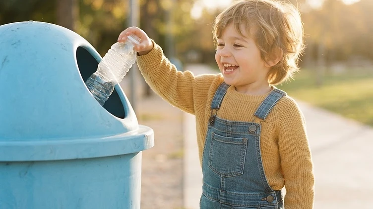 LITTLE RECYCLING HERO CROWNED SCOTLAND’S YOUNGEST ‘BINFLUENCER’
