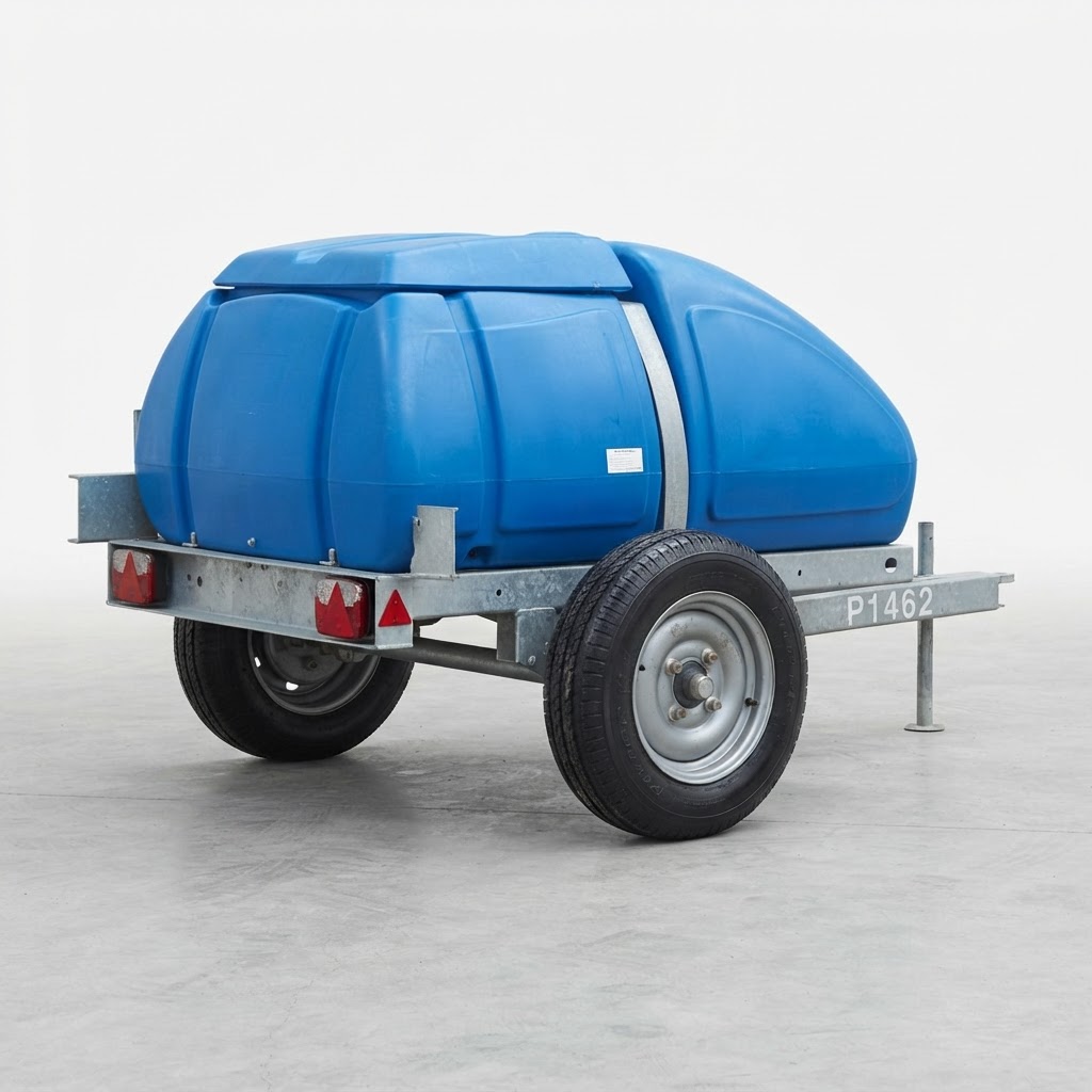 custom new shipping container for sale — Site Towable Water Bowser delivered nationwide by CargoVault Containers thumbnail 3