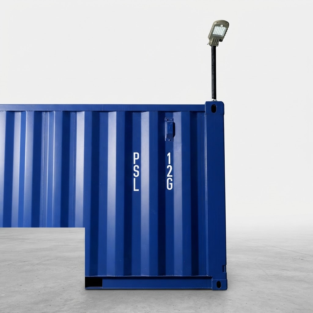 custom new shipping container for sale — Container Solar Floodlight delivered nationwide by Cargo Vault Containers thumbnail 2