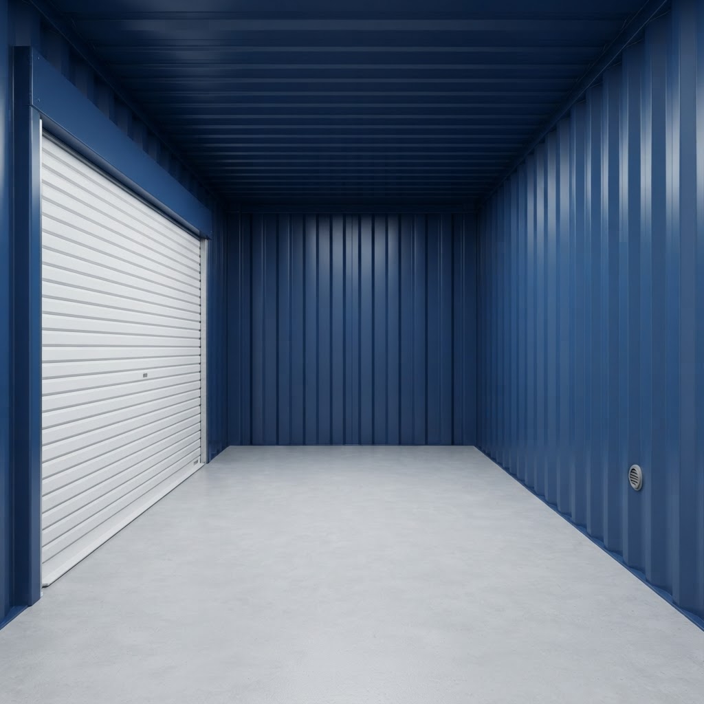 10ft new shipping container for sale — 10ft Storage Container With Roll-Up Door delivered nationwide by CargoVault Containers thumbnail 4