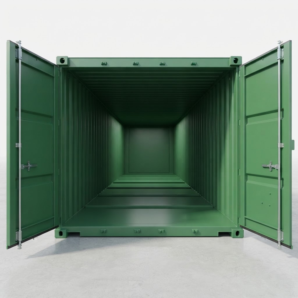 30ft new shipping container for sale — 30Ft X 8Ft Shipping Container One Trip – Cut Down delivered nationwide by CargoVault Containers thumbnail 4