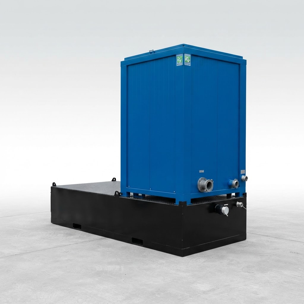 custom new shipping container for sale — Single Mains Toilet Waste Tank delivered nationwide by CargoVault Containers thumbnail 3