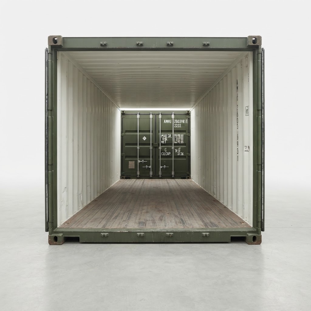 20ft used shipping container for sale — Used 20Ft Open Side / Full Side Access Container delivered nationwide by Cargo Vault Containers thumbnail 4