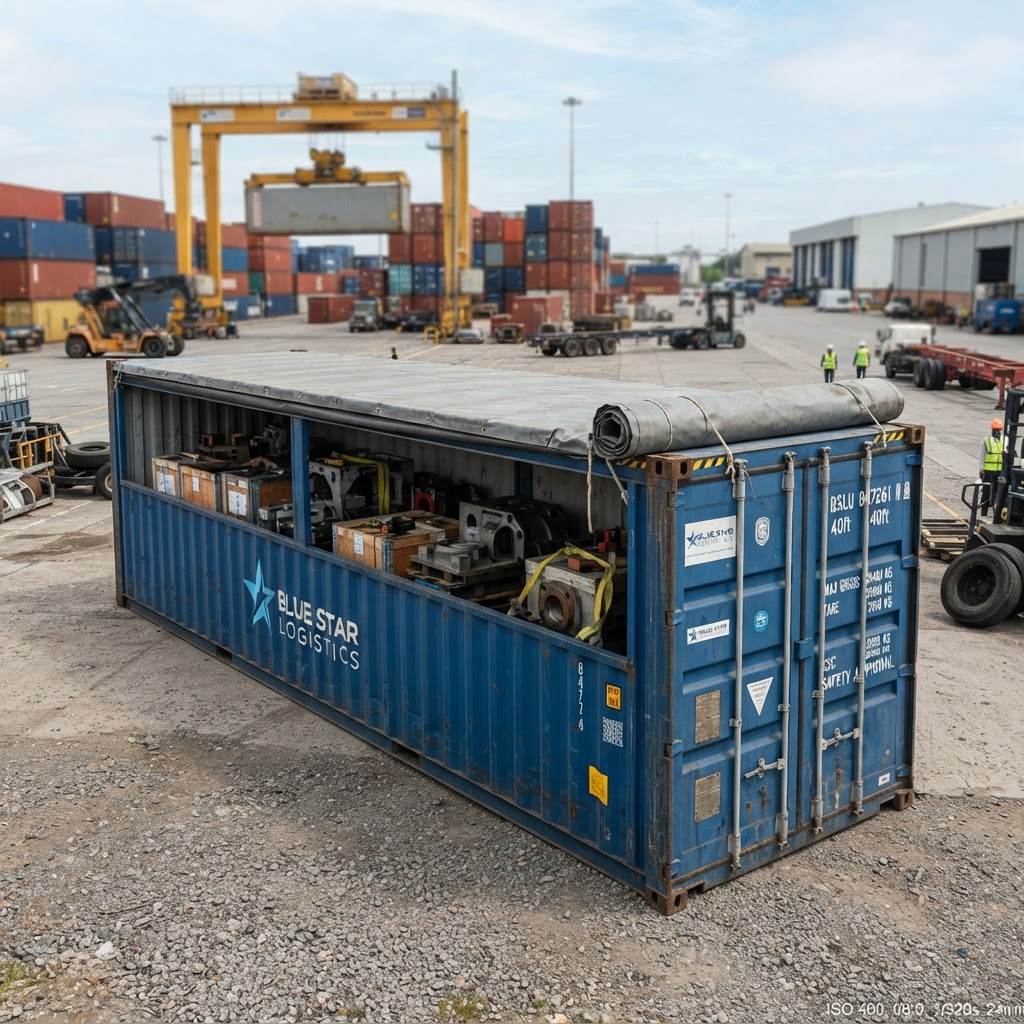 40ft new shipping container for sale — 40ft Open Top Shipping Container delivered nationwide by CargoVault Containers thumbnail 8